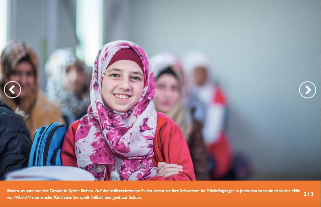 Spenden Kindheitsretter World Vision