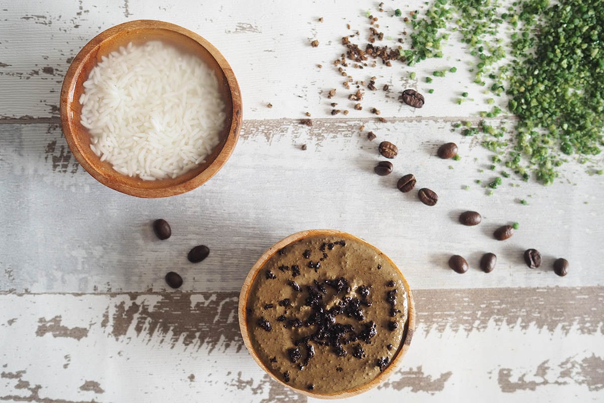 Wellness Im Badezimmer Mit Diy Kaffee Maske Reiswasser