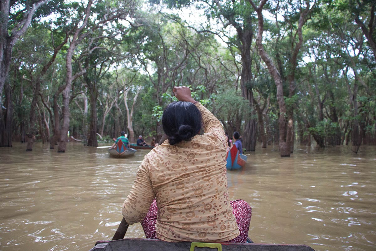 Die schönsten Kambodscha Sehenswürdigkeiten – Bootsfahrt durch die Mangroven auf dem Tonle Sap