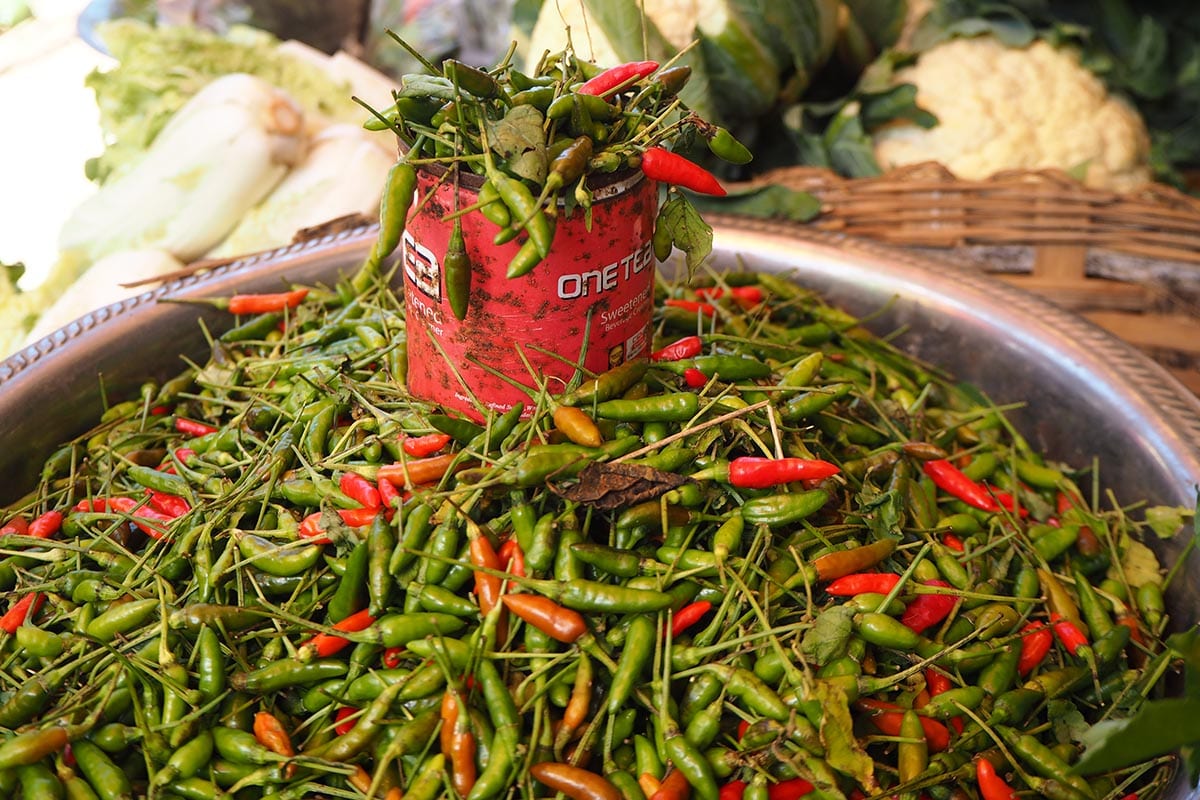 Unsere schönsten Myanmar Sehenswürdigkeiten: auf dem Markt in Kalaw