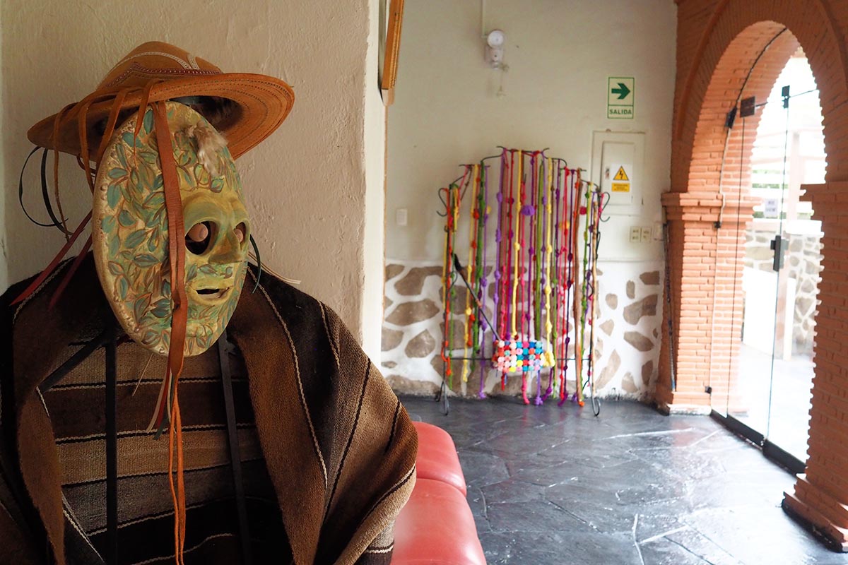 Dekorative Elemente in einer familiengeführte Pension in Ollantaytambo