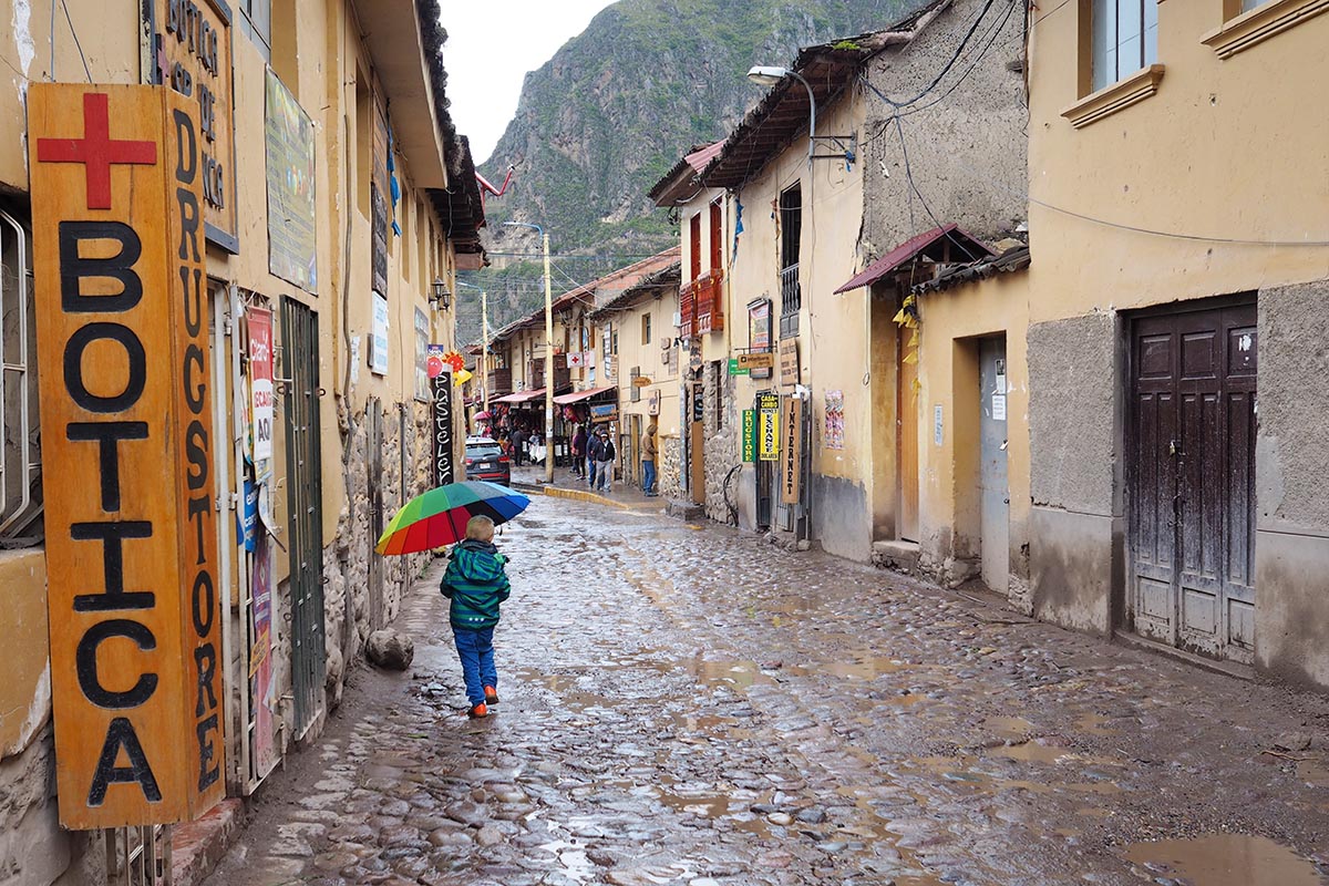 Gassen in Ollantaytambo