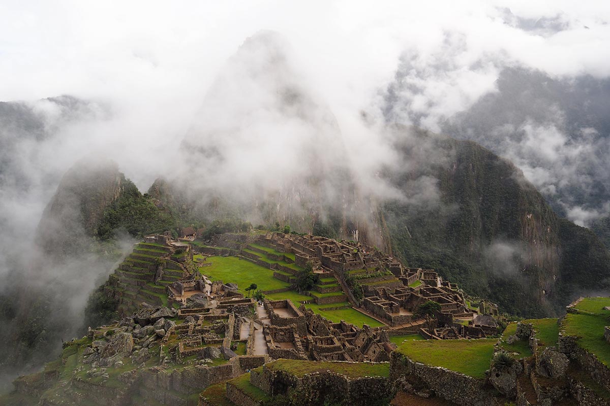 Reisebericht Machu Picchu Blick auf Inka-Stätte