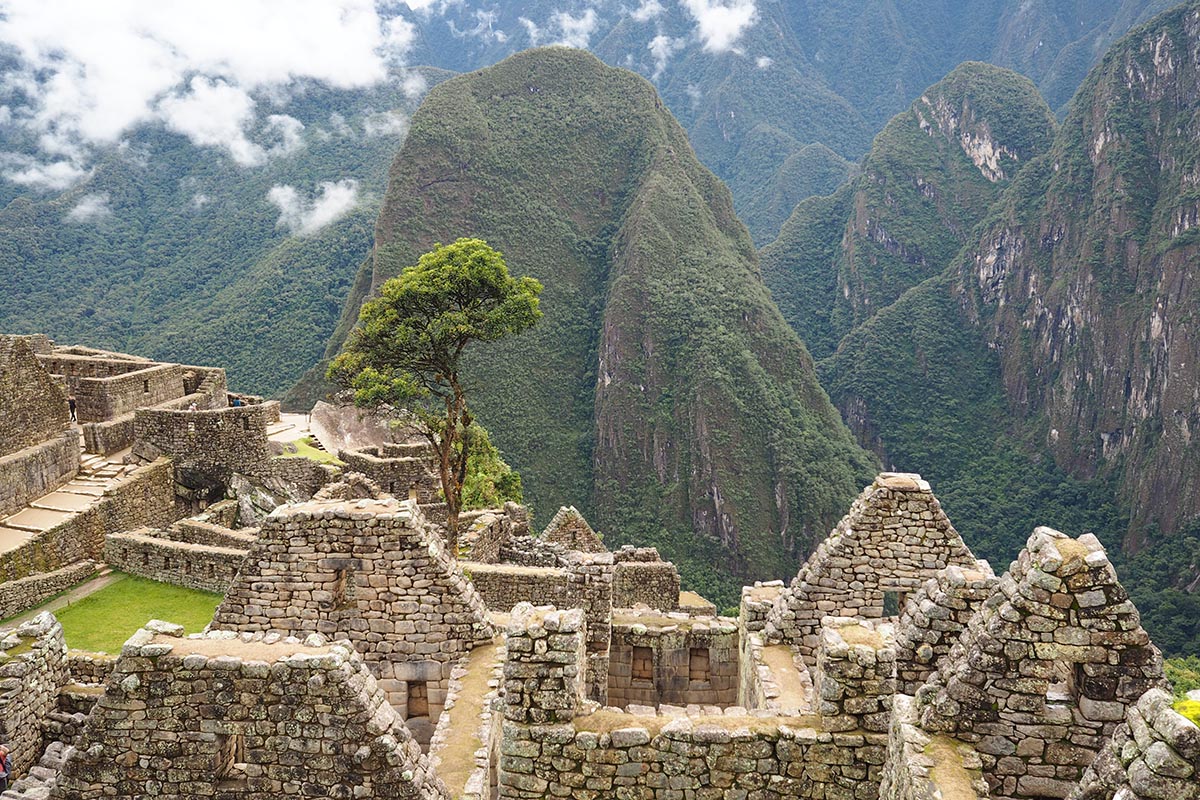 Die Ruinen von Machu Picchu