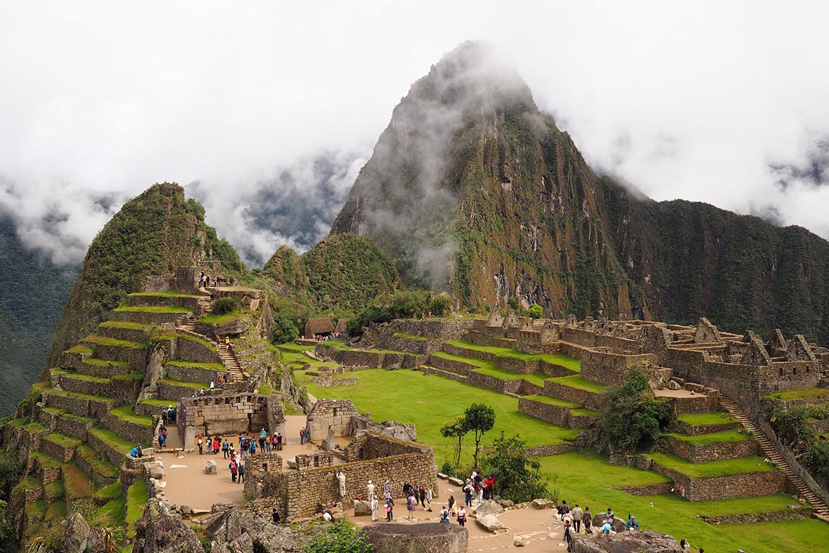 Blick auf Machu Picchu