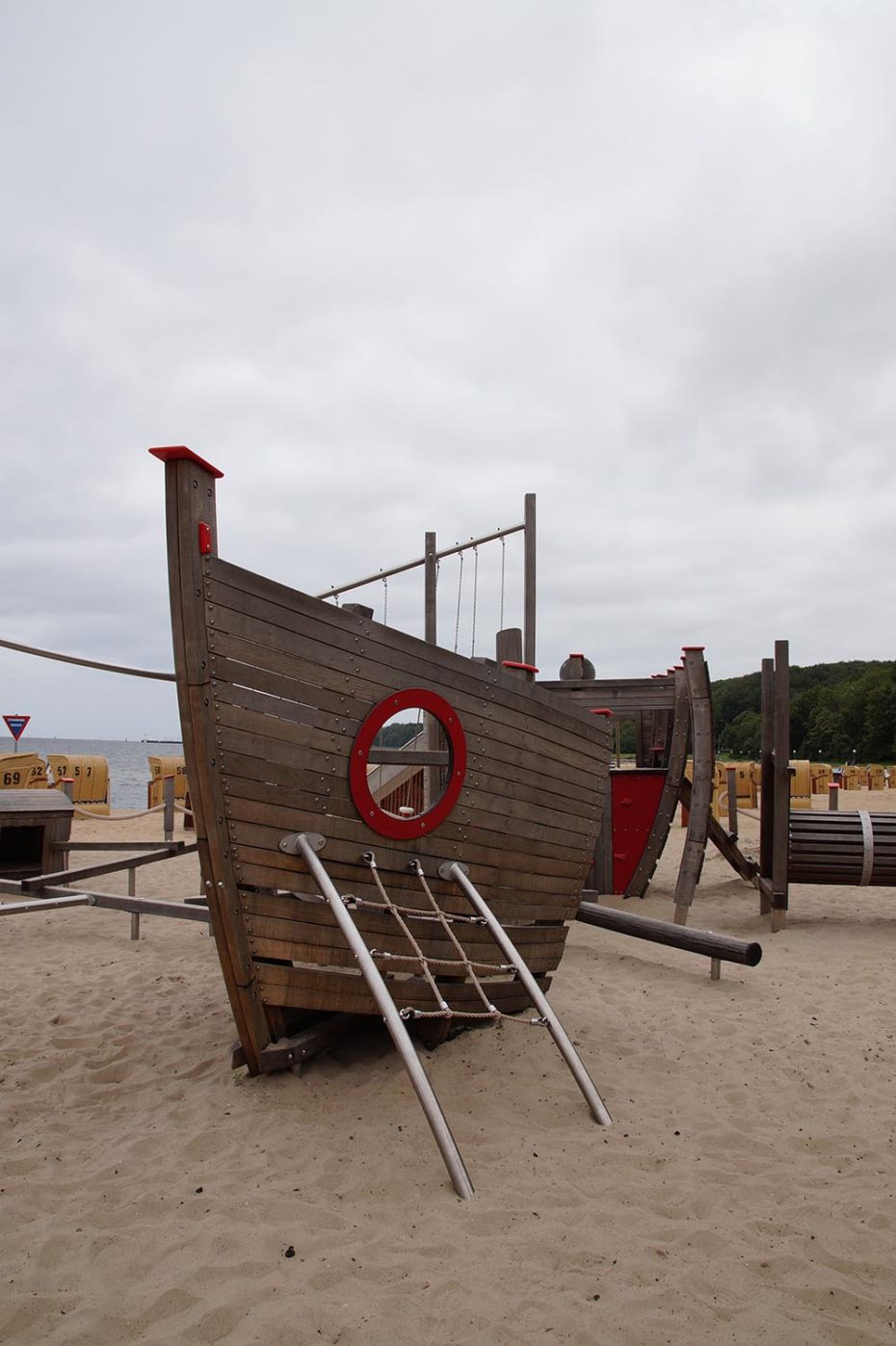Spielplatz am Strand in Kiel